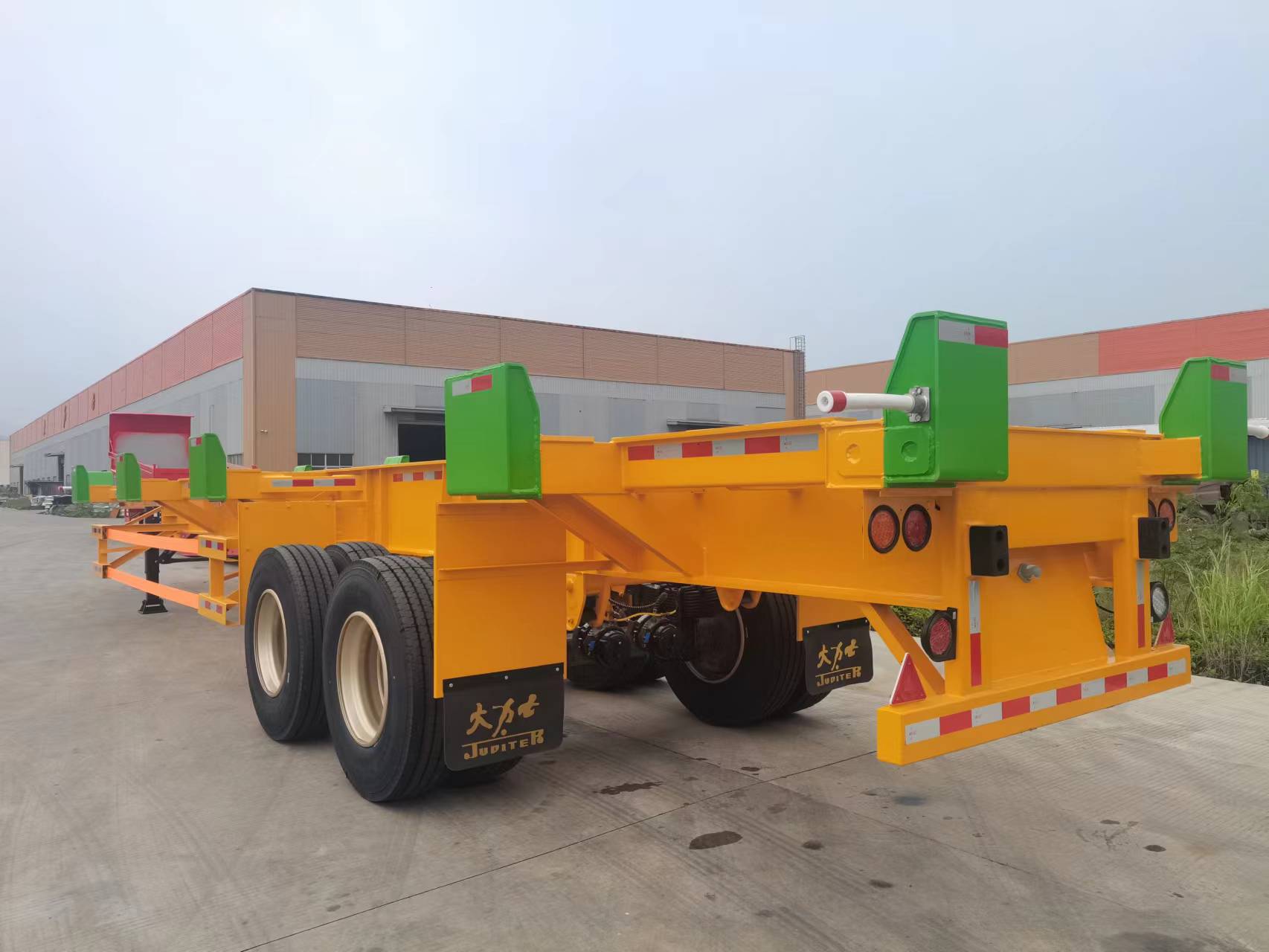 45ft terminal container chassis is ready for delivery